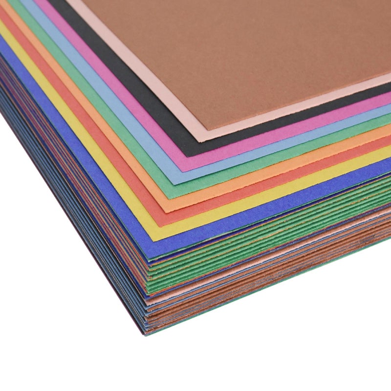 School Smart Railroad Poster Board Paper, 22 x 28 Inches, 4-Ply, Assorted Colors, Pack of 25 - Image 3